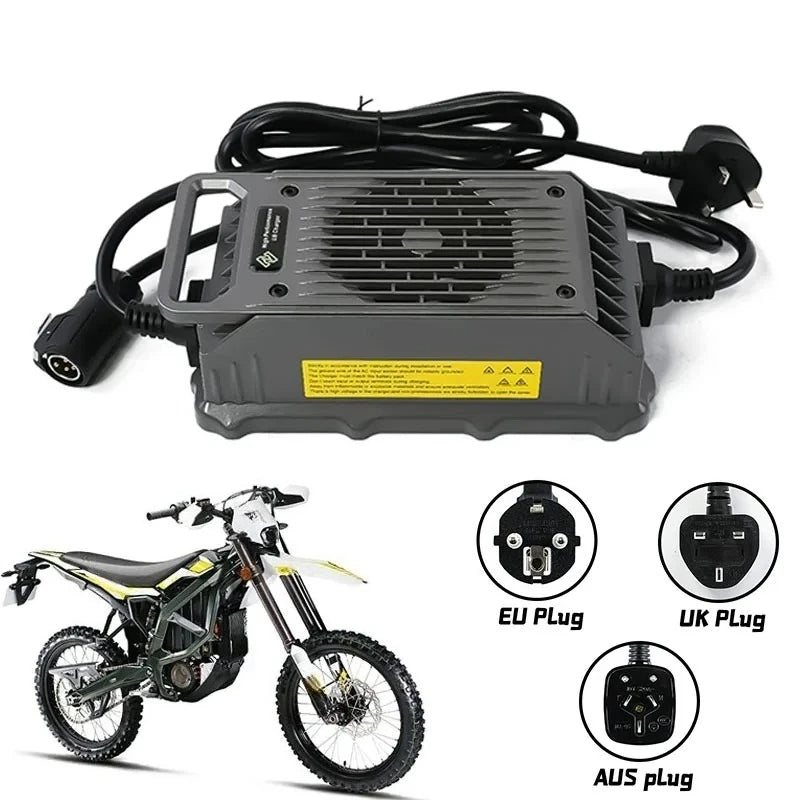 85V15A Charger for Surron Ultra Bee 15A Fast Charging Silent