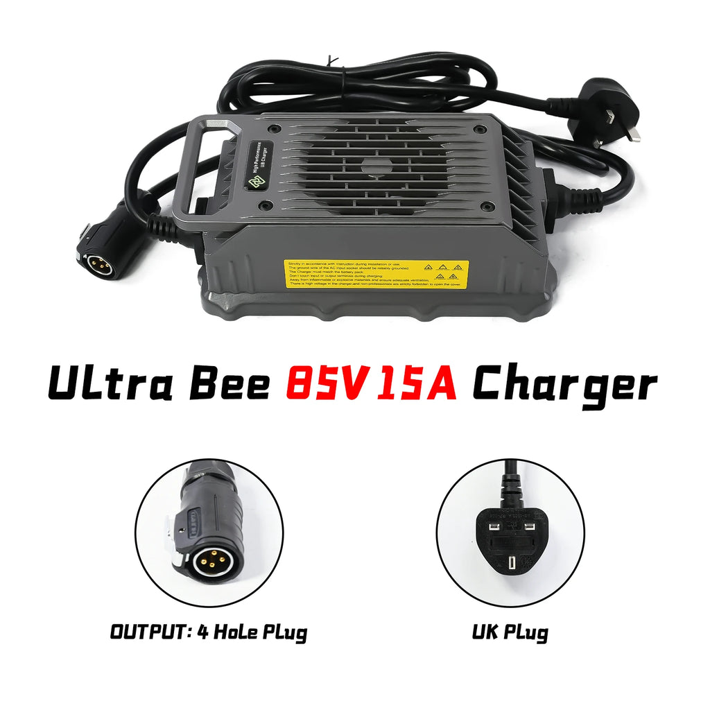 85V15A Charger for Surron Ultra Bee 15A Fast Charging Silent