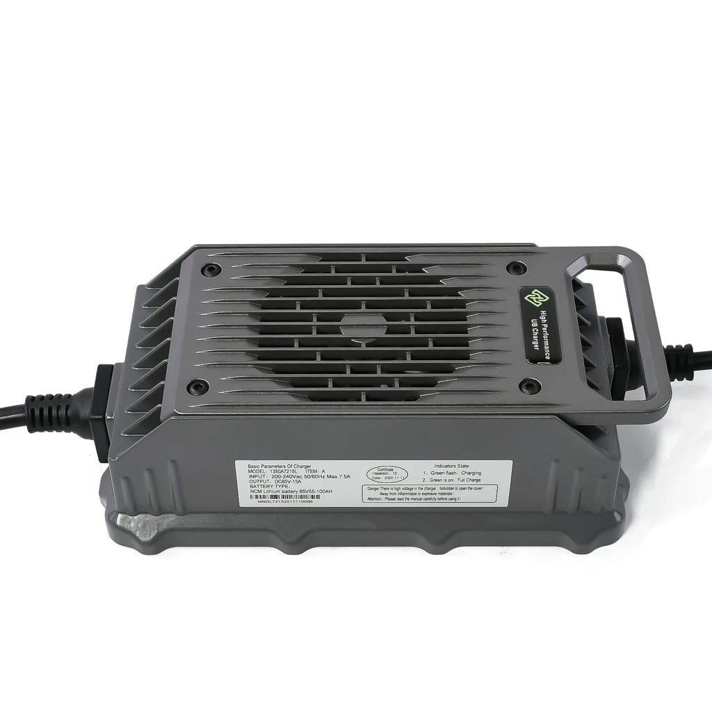 85V15A Charger for Surron Ultra Bee 15A Fast Charging Silent