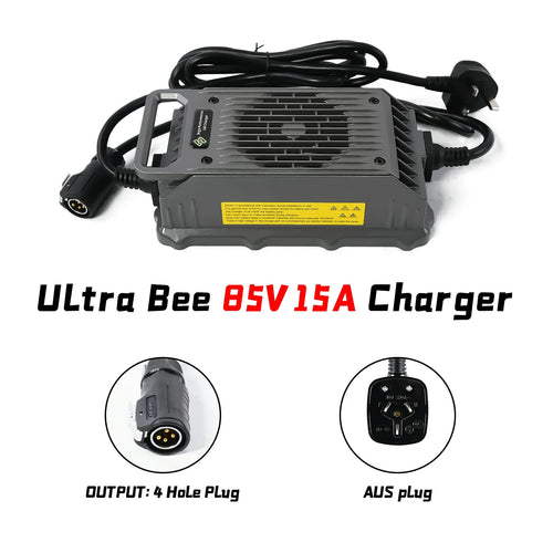 85V15A Charger for Surron Ultra Bee 15A Fast Charging Silent