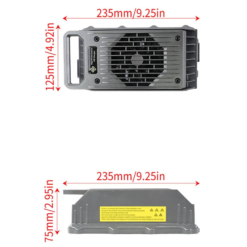 85V15A Charger for Surron Ultra Bee 15A Fast Charging Silent